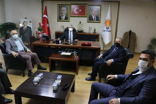 KULÜBÜMÜZDEN SİYASİ PARTİ İL BAŞKANLARINA ZİYARET