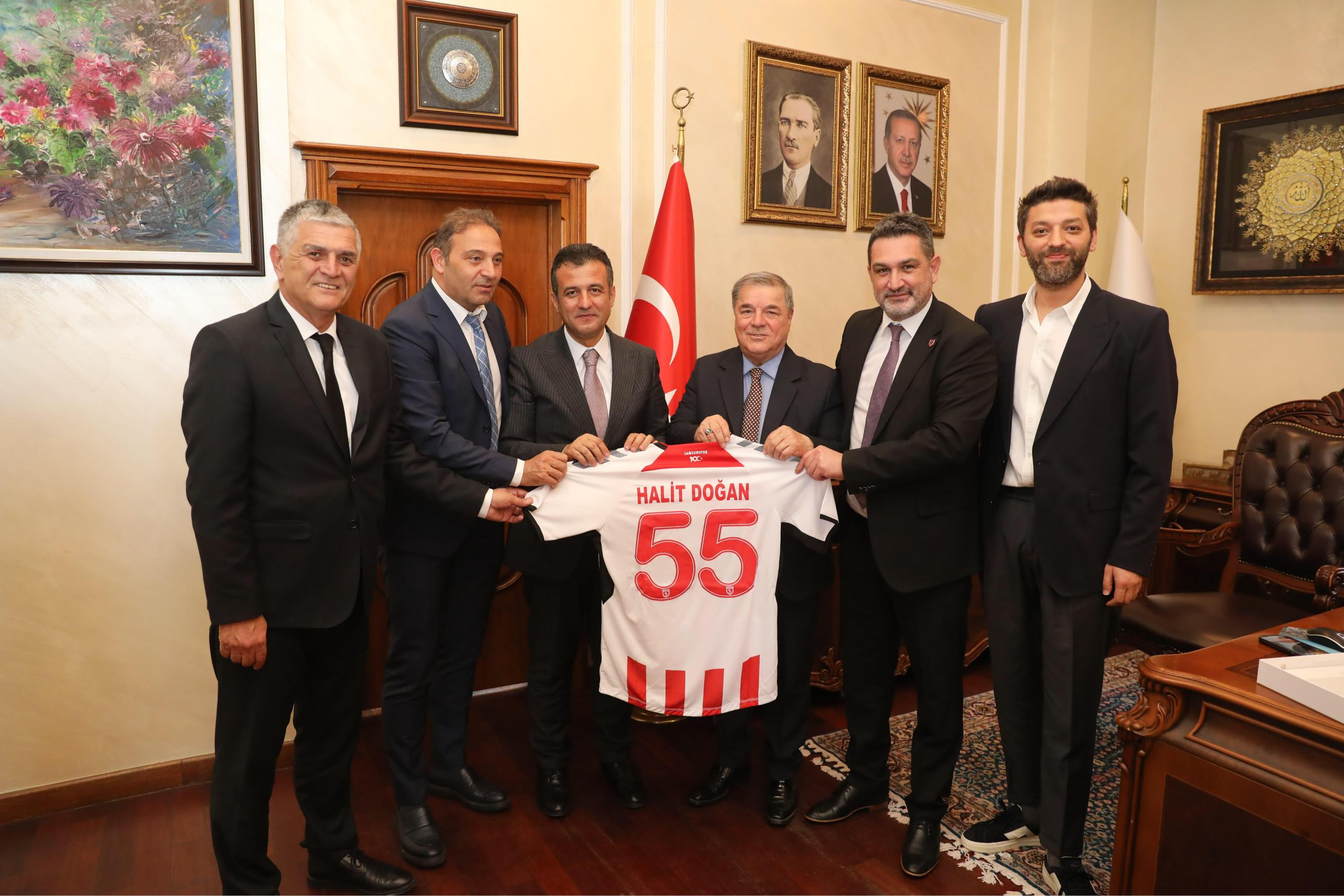 BAŞKAN DOĞAN'A 'HAYIRLI OLSUN' ZİYARETİ