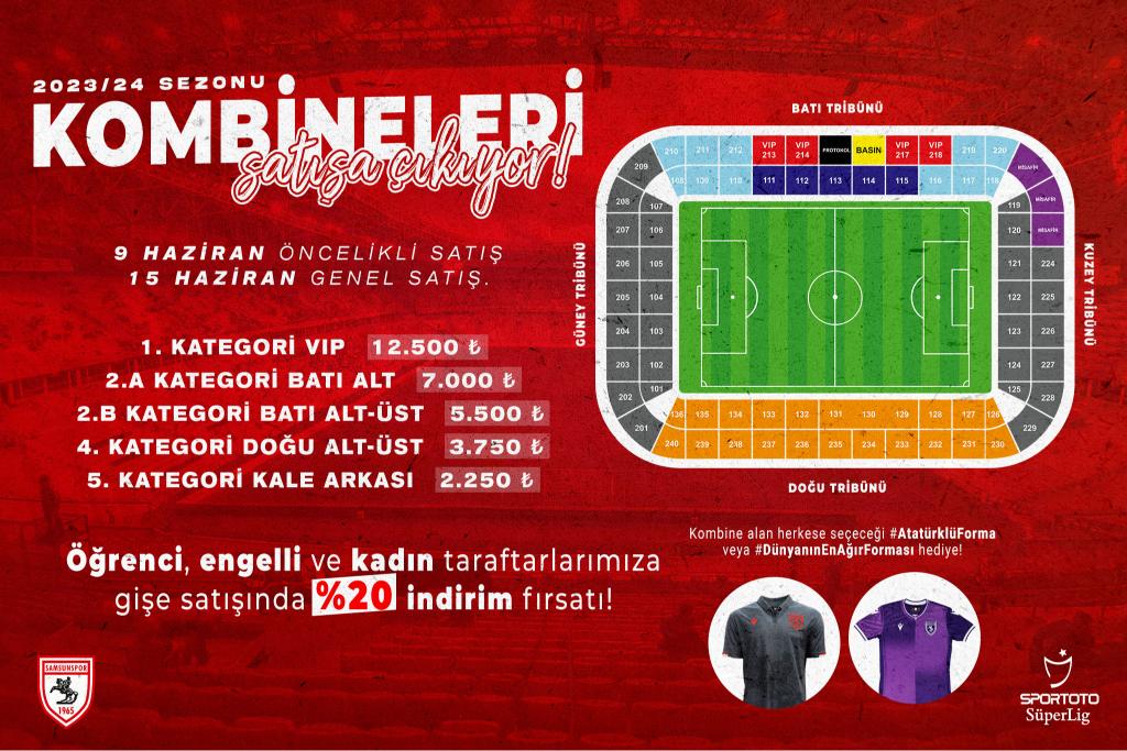 2023-24 SEZONU KOMBİNELERİ SATIŞA ÇIKIYOR