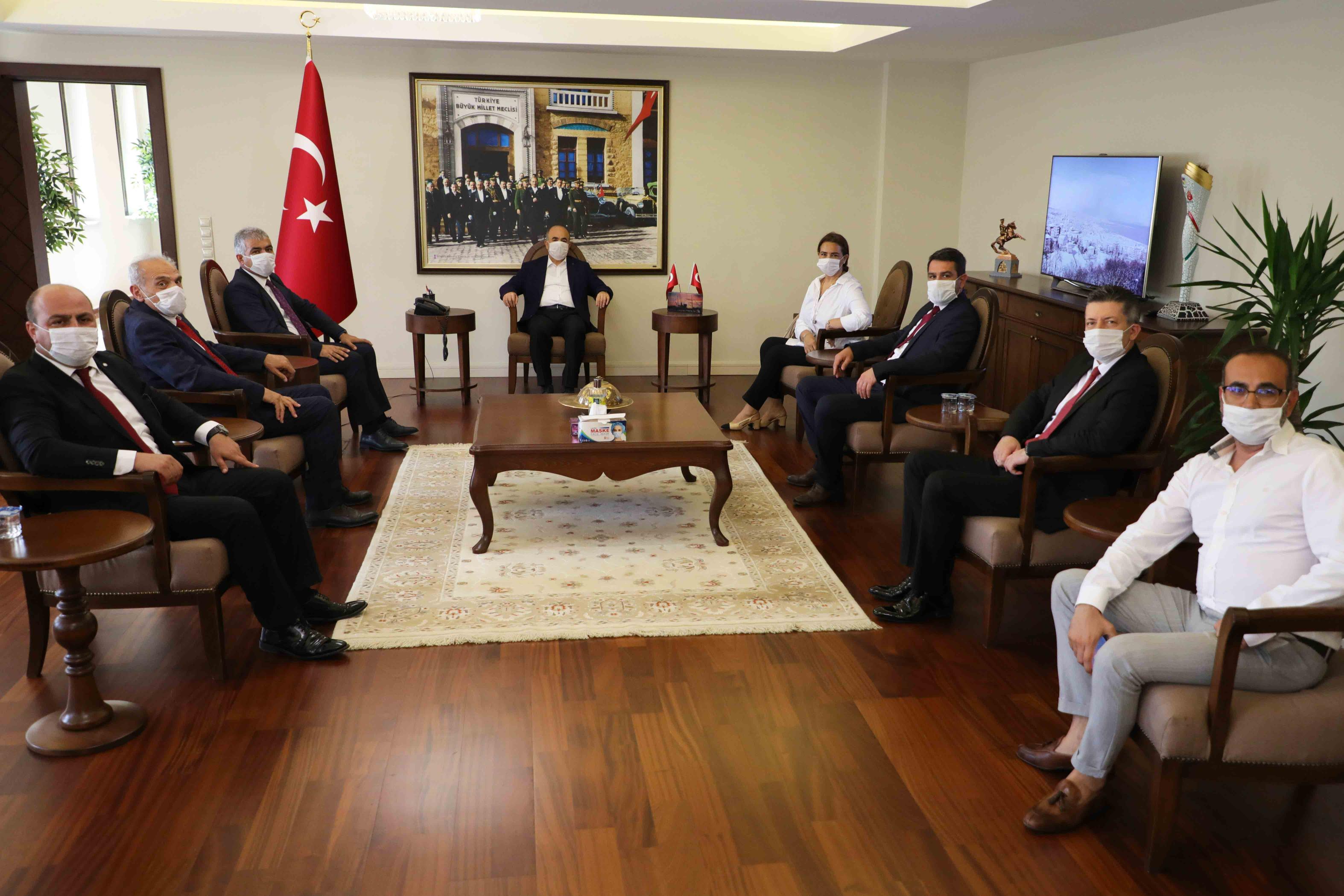 VALİ ZÜLKİF DAĞLI’YA ‘HAYIRLI OLSUN’ ZİYARETİ