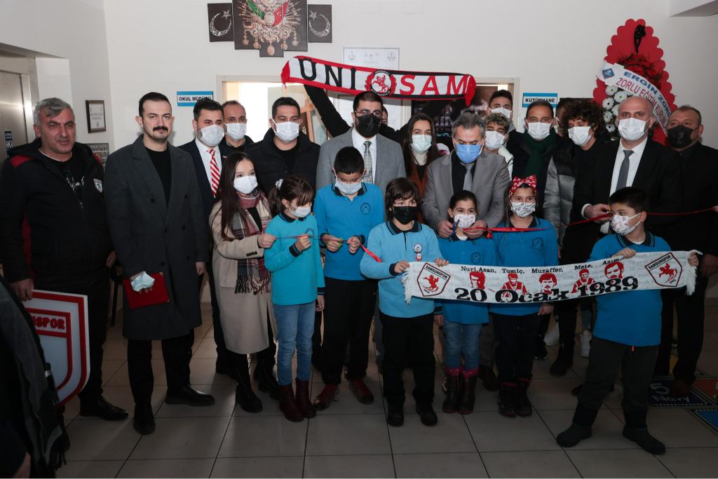 EMİN KAR KÜTÜPHANESİ AÇILDI