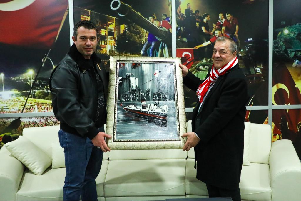 BANDIRMASPOR YÖNETİCİLERİNDEN ZİYARET