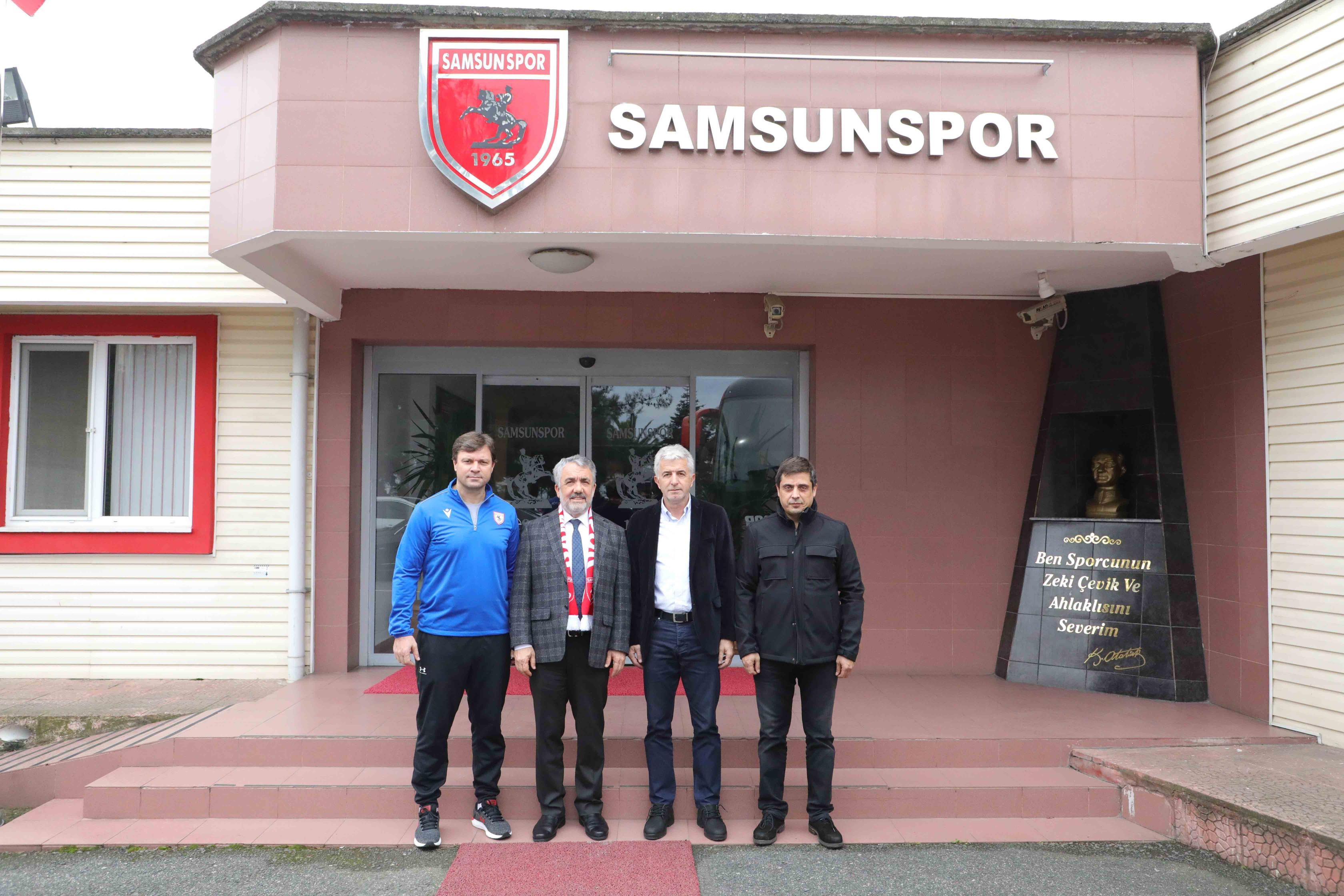 OMÜ REKTÖRÜNDEN KULÜBÜMÜZE ZİYARET