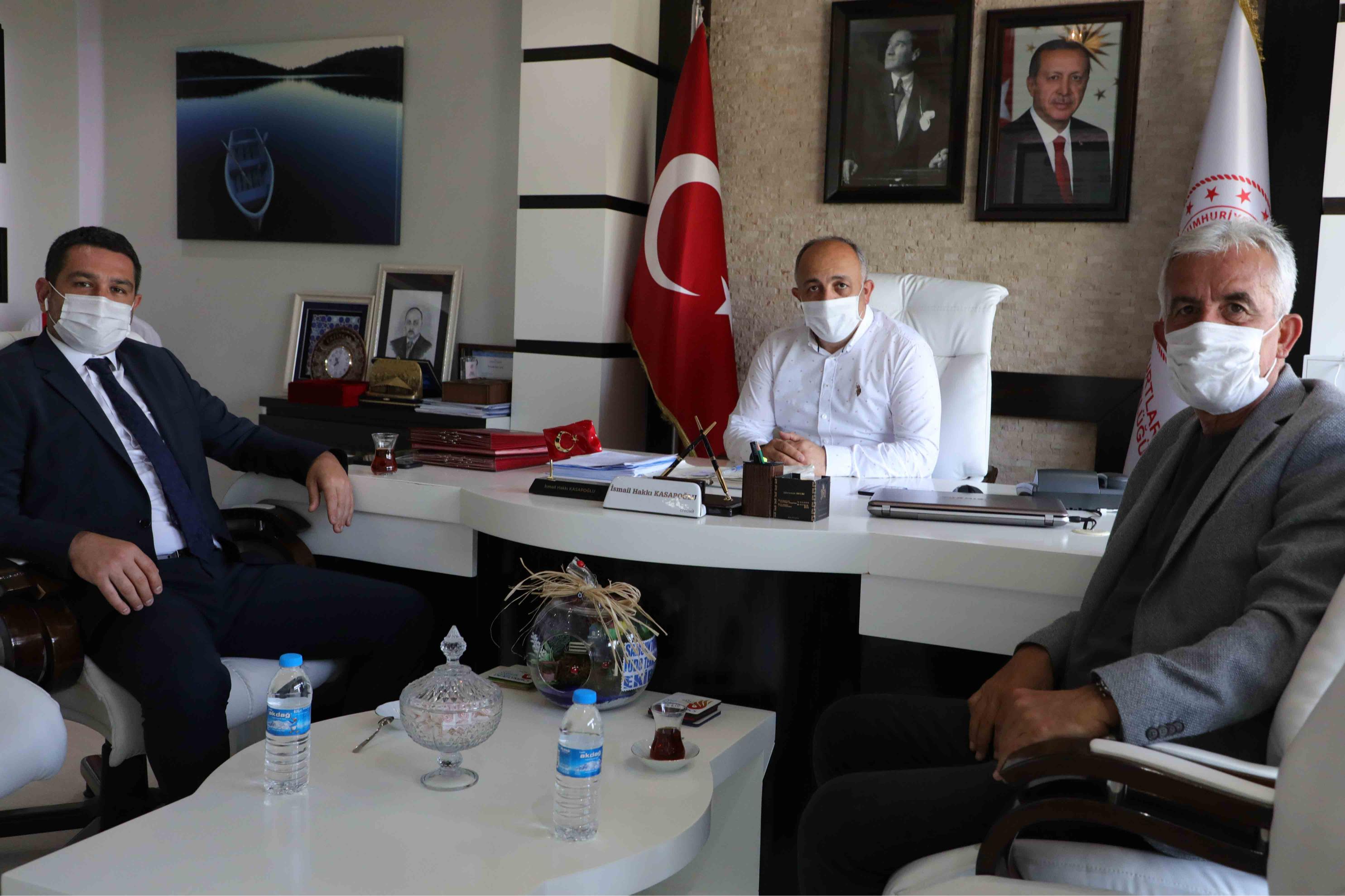 İSMAİL HAKKI KASAPOĞLU’NA ‘HAYIRLI OLSUN’ ZİYARETİ