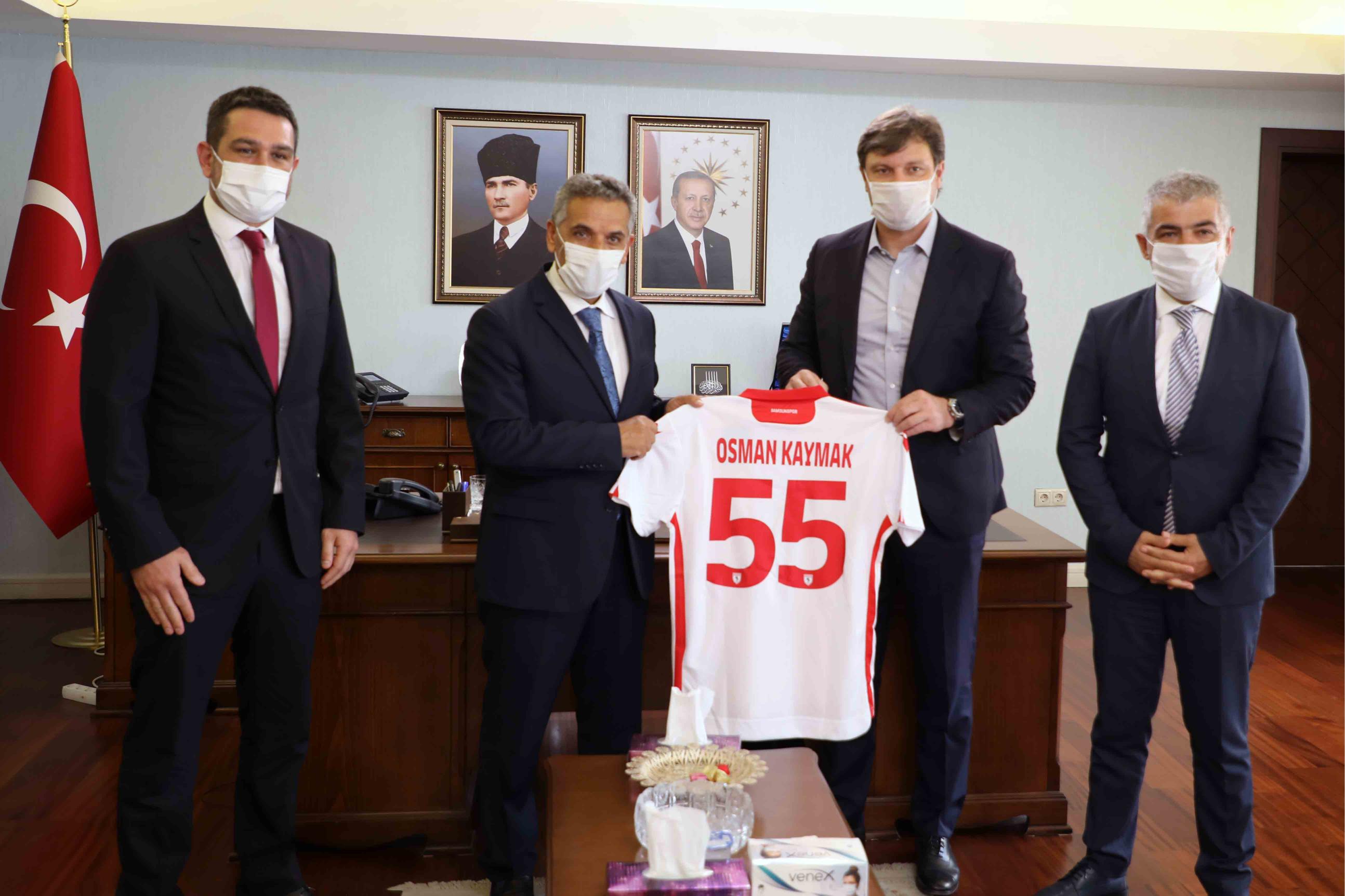 KULÜBÜMÜZDEN SAYIN OSMAN KAYMAK'A ZİYARET