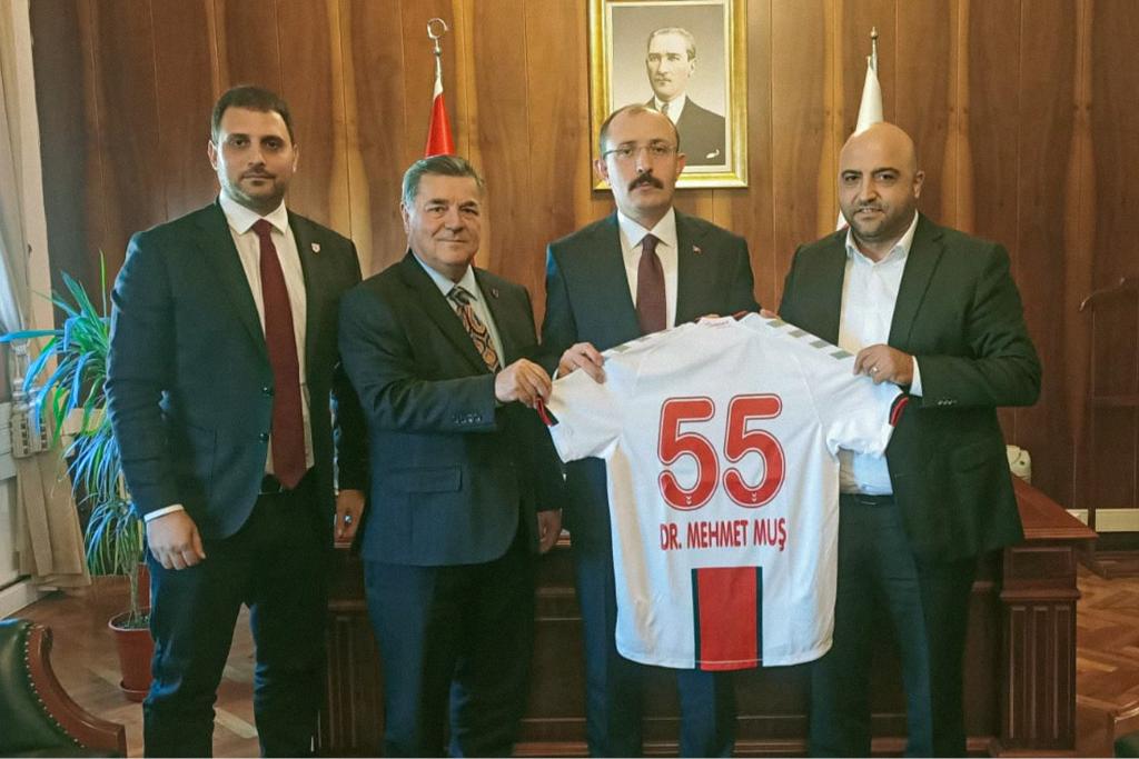BAŞKANVEKİLİMİZ VEYSEL BİLEN'DEN TBMM PLAN VE BÜTÇE KOMİSYONU BAŞKANI MEHMET MUŞ'A ZİYARET